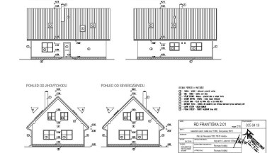 Prodej stavebního pozemku 982 m2 s rozestavěným RD v obci Veliká Ves, Praha východ