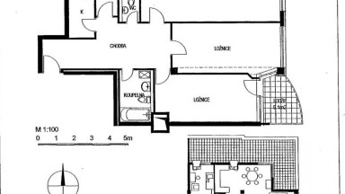 Prodej bytu 4+kk s terasou, lodžií a garáží, cca 158m2, OV, ul. Voskovcova 1130/34, P5 - Barrandov