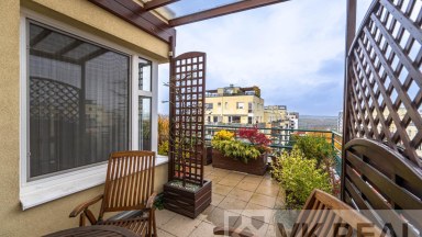 Pronájem bytu 4+kk s terasou a lodžií, cca 158m2, OV, ul. Voskovcova 1130,34, P5 - Barrandov