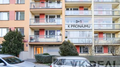 Pronájem bytu 3+1/L/S, OV, 80m2, ul. Ellnerové 3104/4, P-10 Záběhlice