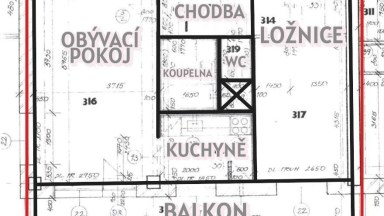 Prodej bytu 2+1, 52 m2 + balkón 10 m2, Praha 5  Hlubočepy, ul. Devonská 1000/3