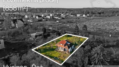 Prodej stavebního pozemku o výměře 858 m2, Husinec u Řeže