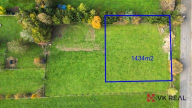 Prodej stavebního pozemku, 1434m2, obec Kokořov, okr. Plzeň - jih