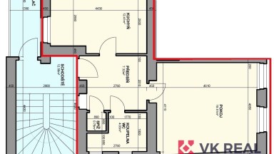 Pronájem bytu 2+KK, OV, 44m2, ul. Bělohorská 218/119, P-6 Břevnov