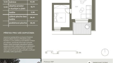 Prodej bytu 2+kk/L, cca 38m2 vč. lodžie, novostavba, Javorná, okr. Klatovy