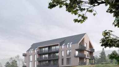Prodej bytu 3+kk/L, cca 59m2 vč. lodžií, novostavba, Javorná, okr. Klatovy