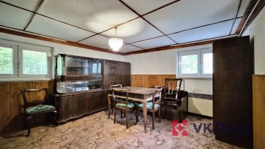Prodej zděné chaty cca 70m2, vlastní pozemek 891m2, Pňovany, okr. Plzeň-sever