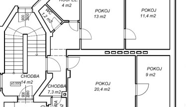 Prodej podílu na bytu 3+1 na adrese Gen. Svobody 1191/12, Teplice