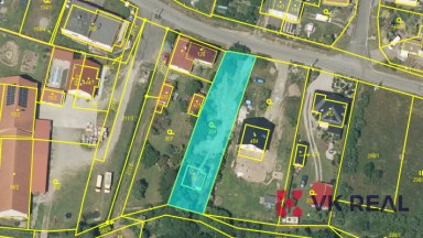 Prodej stavebního pozemku 891 m², zasíťovaného, s rekreační chatou v obci Pňovany, okr. Plzeň-sever