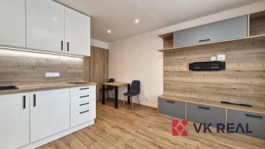 Pronájem bytu 1+kk s balkónem, 21 m² + 6 m², Plzeň – Bory, ul. Raisova