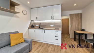 Pronájem bytu 1+kk s balkónem, 21 m² + 6 m², Plzeň – Bory, ul. Raisova