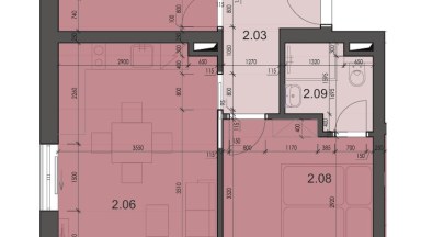 Prodej bytu 3+kk/B, cca 53m² + 5m², Lipno, Černá v Pošumaví, 50m od vody
