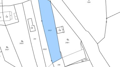 Prodej stavebního pozemku, OV, 1166m2, obec Vranovice, Břasy, okr. Rokycany