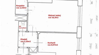 Prodej družtevního bytu 1+1 (32 m2), Terronská 959/63, Praha 6